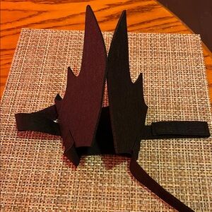 Black Bat Wing Costume Accessory